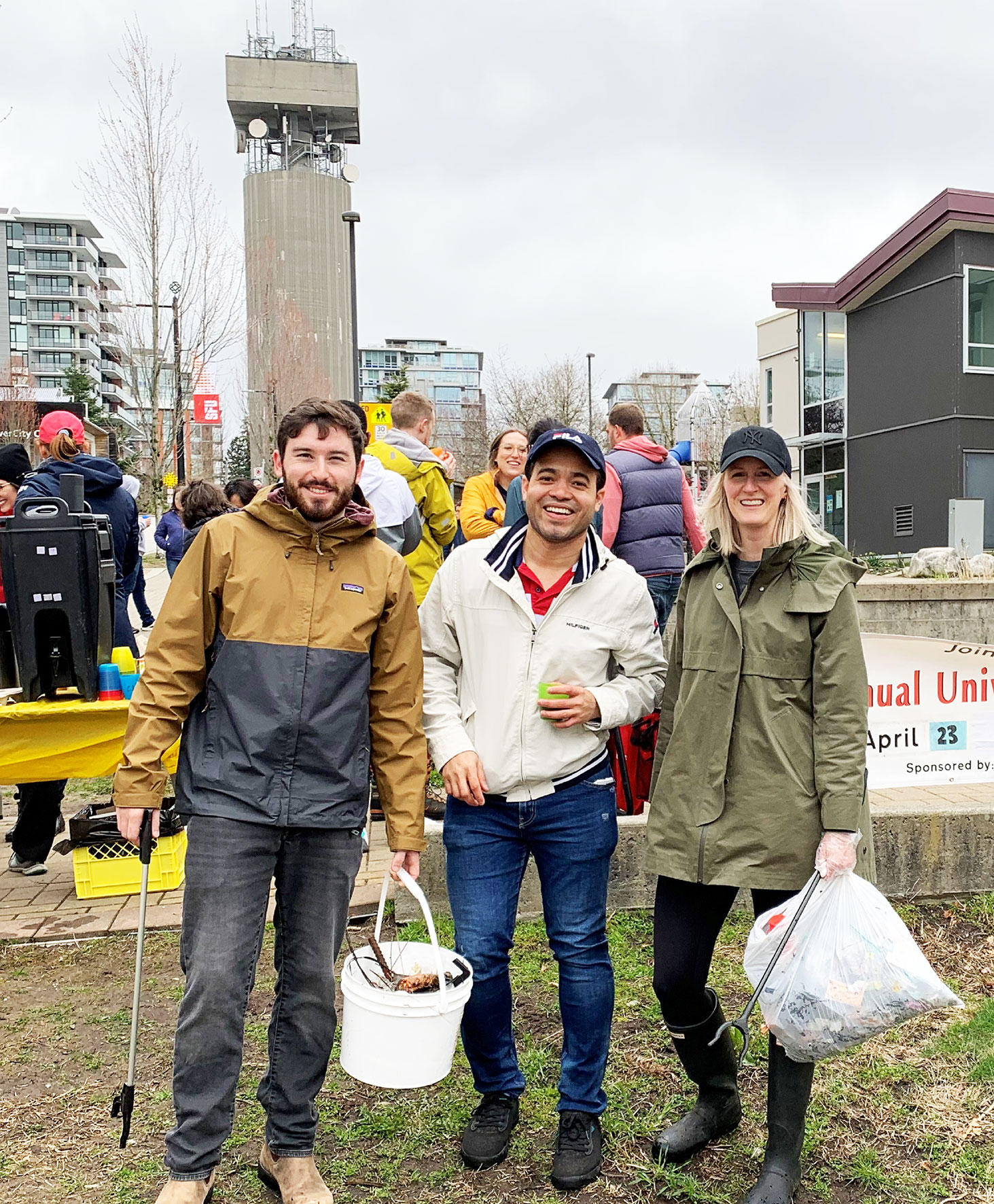 Corix Employees at an Earth Day event